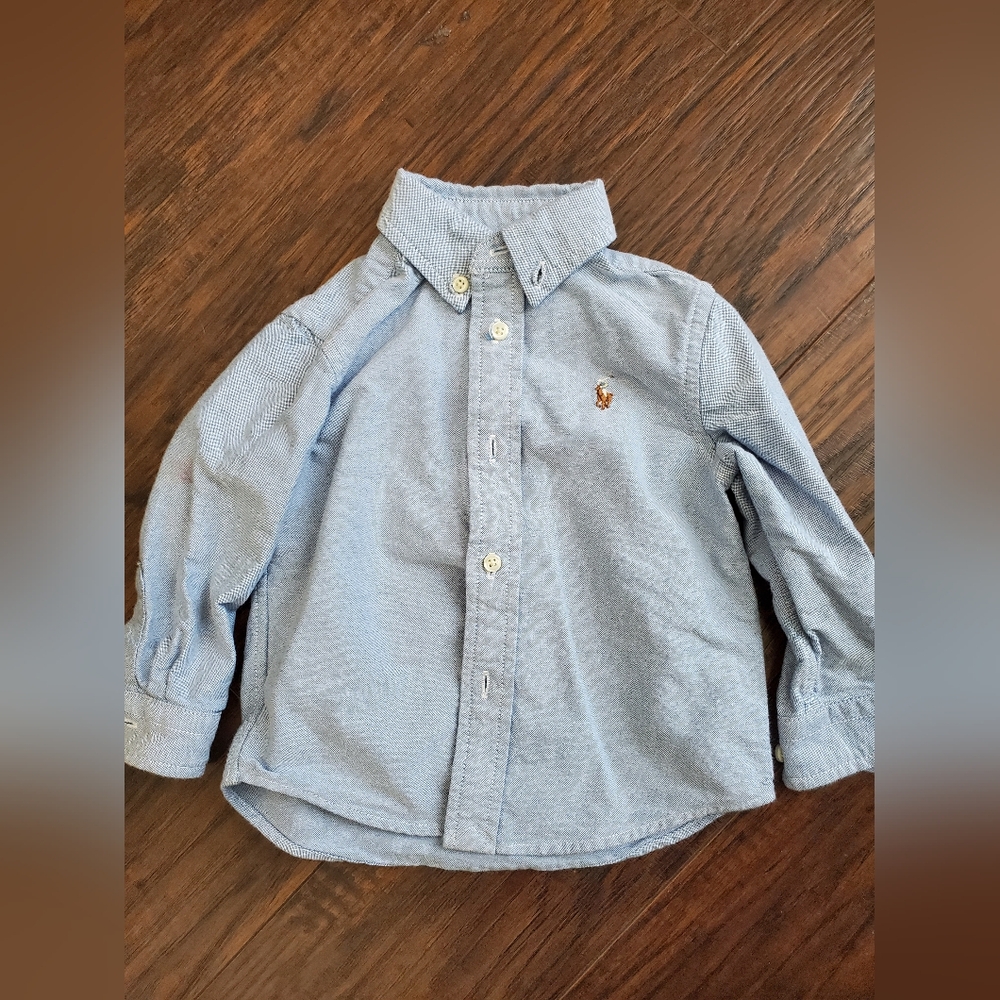 Ralph Lauren Button Down Boys - Size 12 month